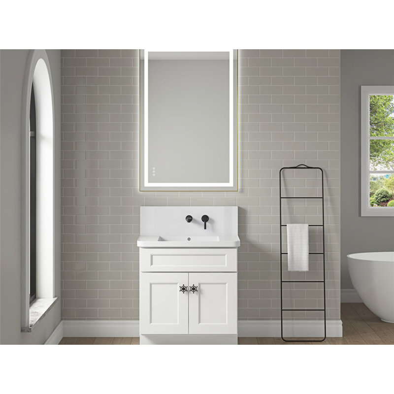 Armoire de meuble-lavabo moderne à 2 portes Durabilité