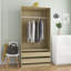 Adia Manufactured Wood Wardrobe-1466250146