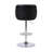 Jaxxon Swivel Adjustable Height Barstool with Metal Base in Wood, and Faux Leather-804614454-804614455