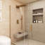 Système de douche à pluie complet Rainier 22 po avec douchette et douchette à pluie Rainier inclus-62520459