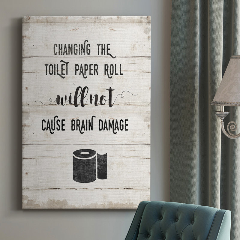 " Changing The Roll ", 27" H x 18" W x 1.5" D