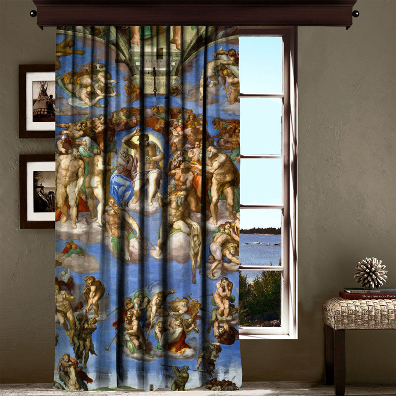Rideau en polyester Brenneman