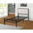 Hartin Upholstered Metal Platform Bed-26242659-26242662