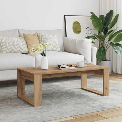 Coffee Table 102X50x35 Cm Engineered Wood