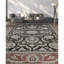 Tapis noir et rouge de haute qualité noué à la main Sultanabad
