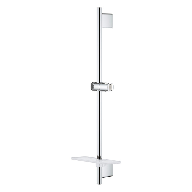 266022430 Barre coulissante Rainshower de 24 pouces avec support de pomme de douche à main réglable, Chrome StarLight