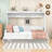 Wood Murphy Bed with Shelves-1482581208-1482581209
