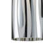Luminaire suspendu 1 lumière de 4 po de large Chromia - Chrome poli