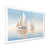 White Single Picture Framed