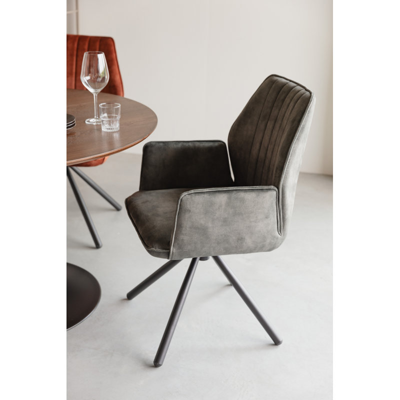 Jamie Upholstered Arm Chair, Green