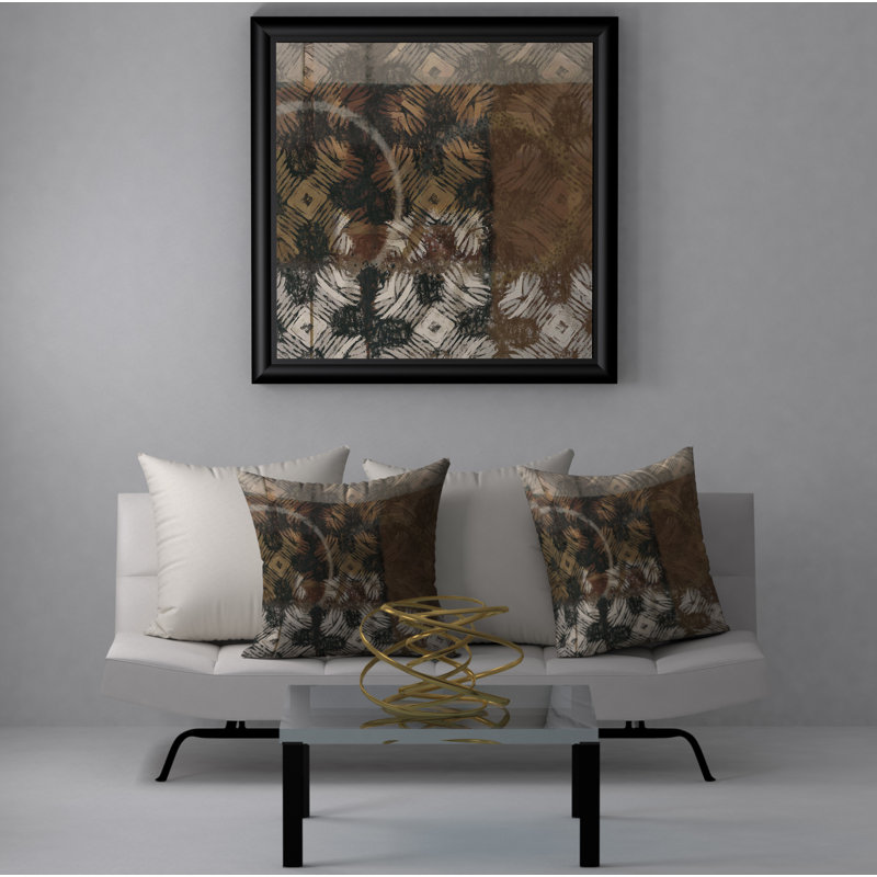 Housse de coussin carrée/insert, 18 po x 18 po