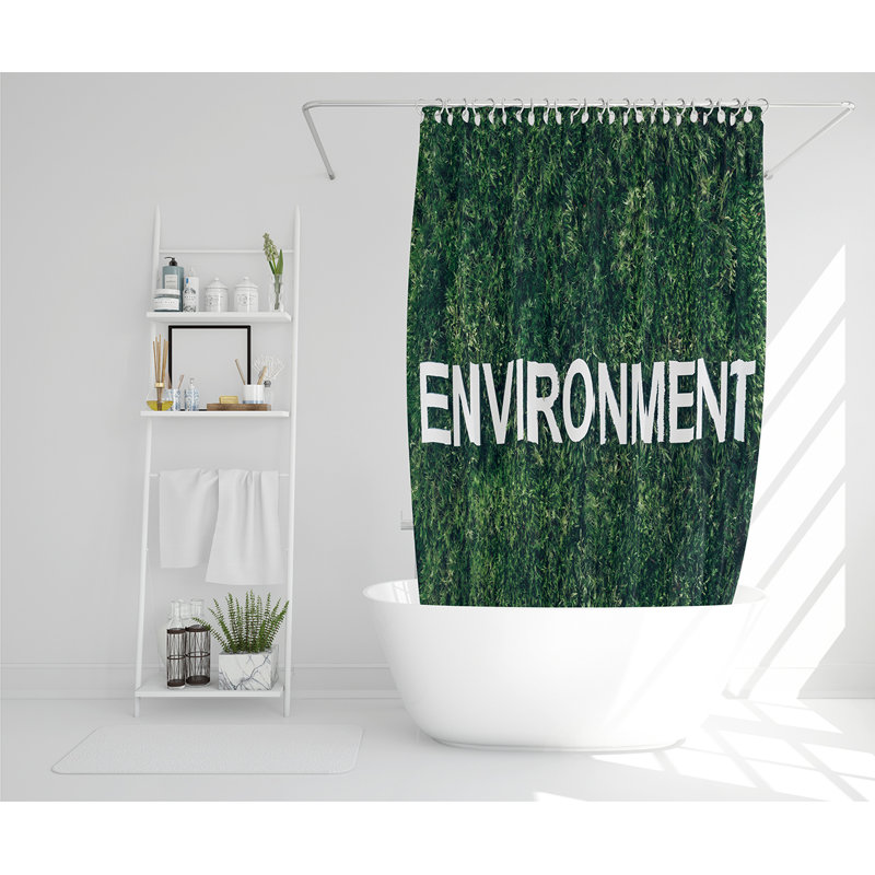 Ellaouise 13 Piece Polyester Shower Curtain Set