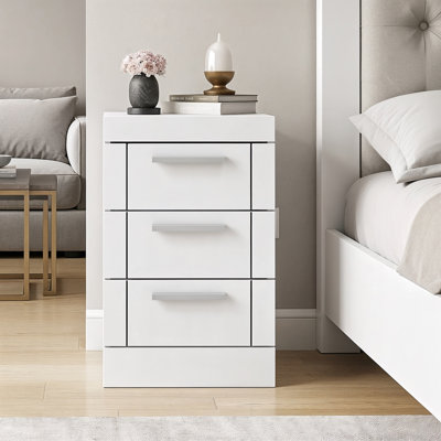 Kimberley 3 Drawer Bedside Table