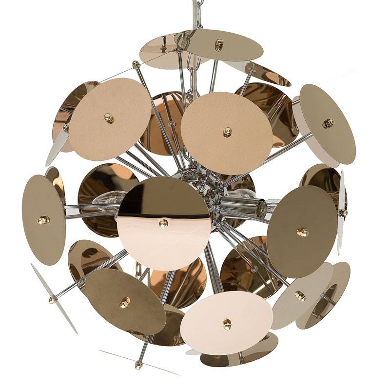 Saratoga 4 - Light Copper Unique/Statement Pendant