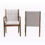 Fauteuil capitonné en polyester de 22,8 po de large Jacksonville-1481719064