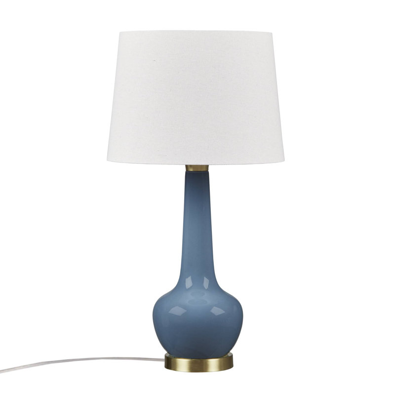 Lampe de table en céramique Zazie Genie, Bleu