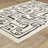 Hennings Mid-Century Modern Beige/ Black Area Rug-1408701485