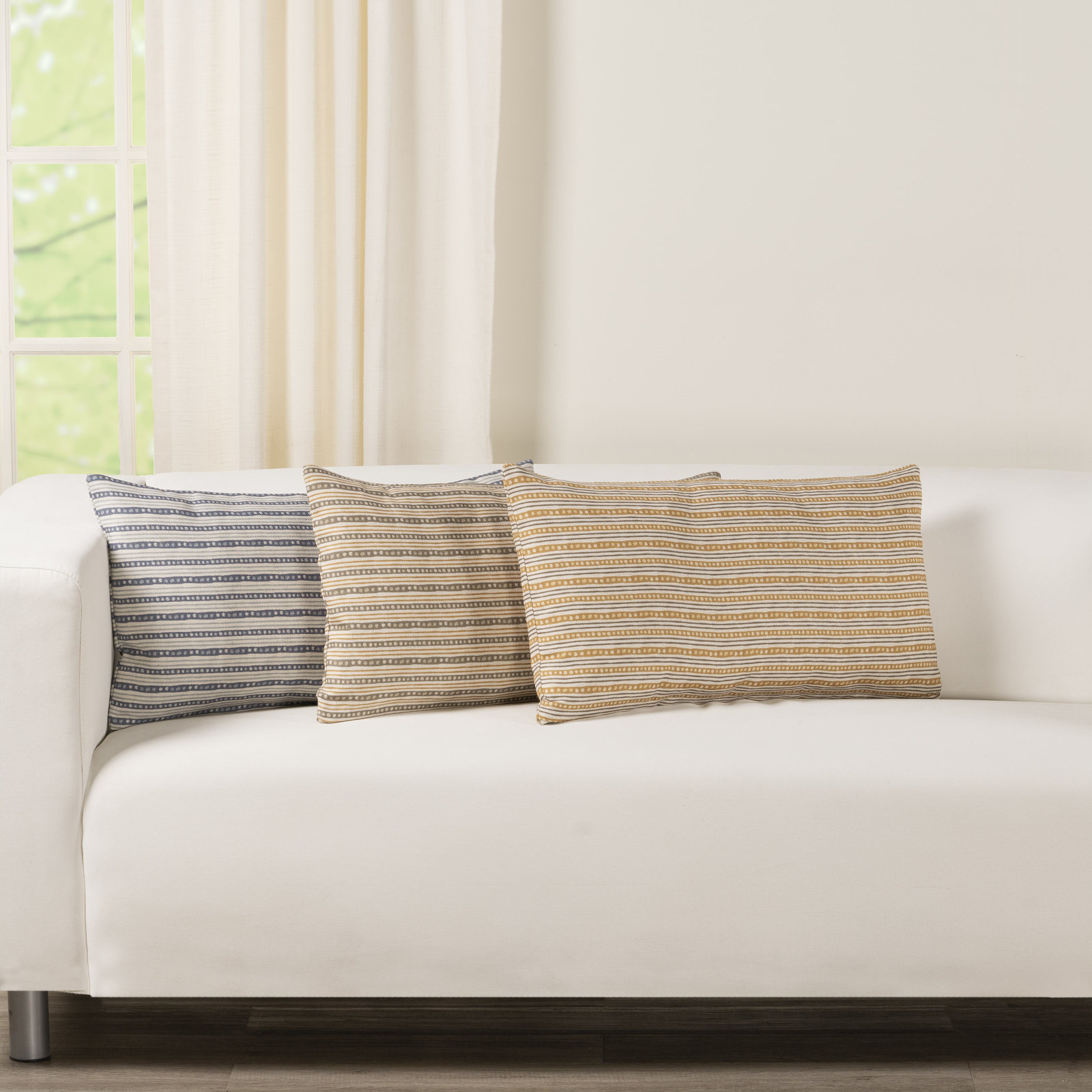 Weatherford 18" x 18" Throw Pillow, Saffron