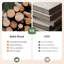 Solid Wood Storage Bench
