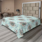 Almond Green/Warm Taupe Floral