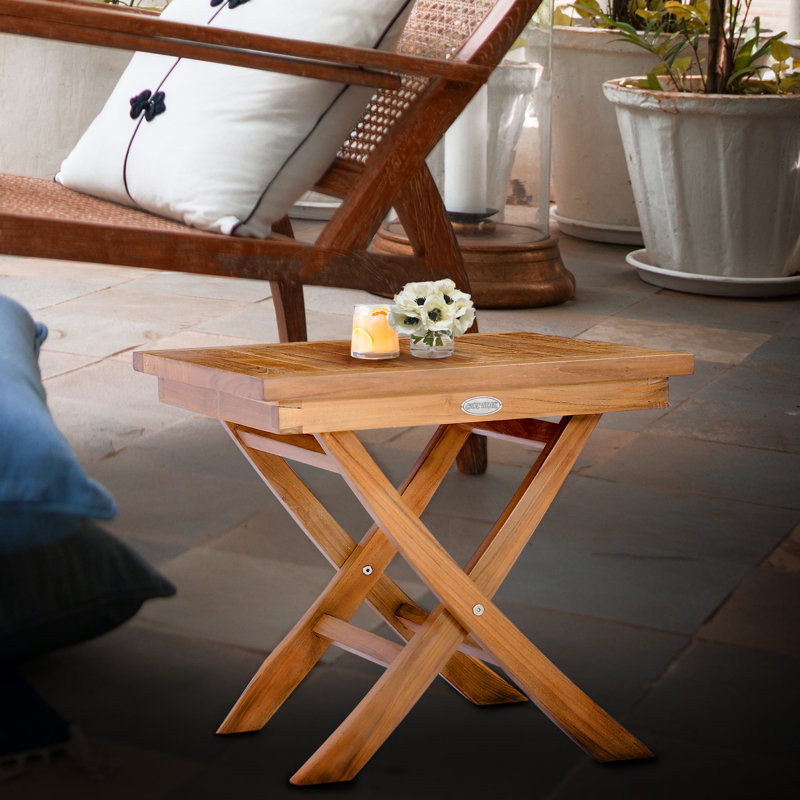 Outdoor Teak Side Table
