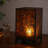 18" Brown Metal Floor Candle Holder