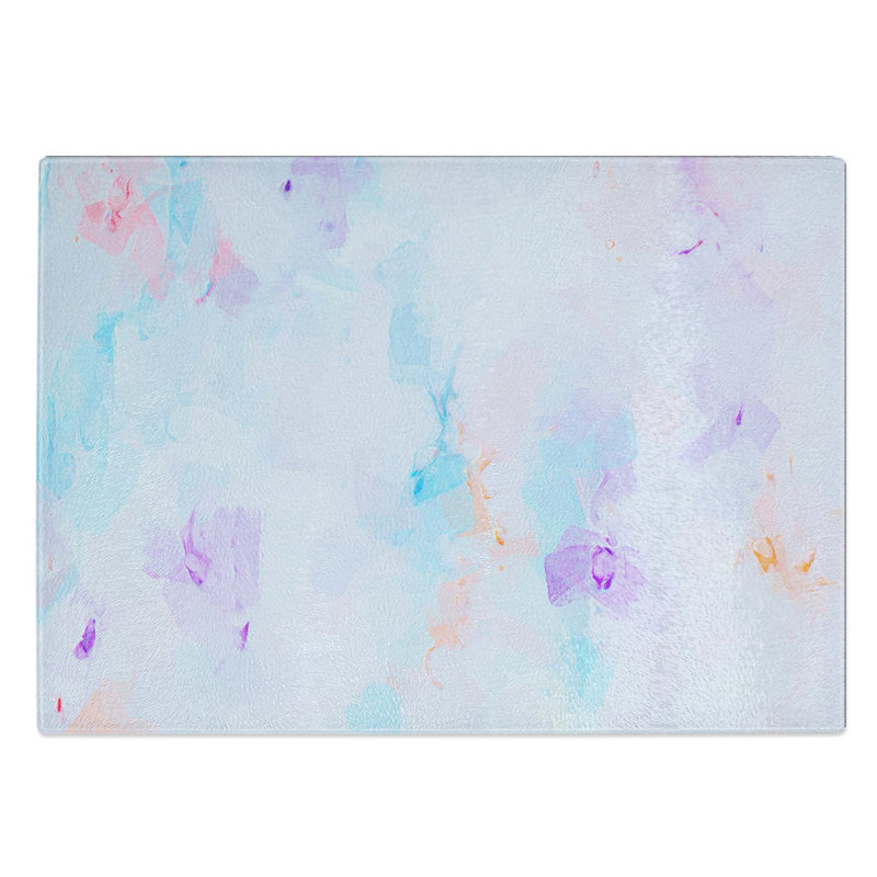 Glass Heart of Passion in Abstract Chopping Board, 39 cm W x 28.5 cm L