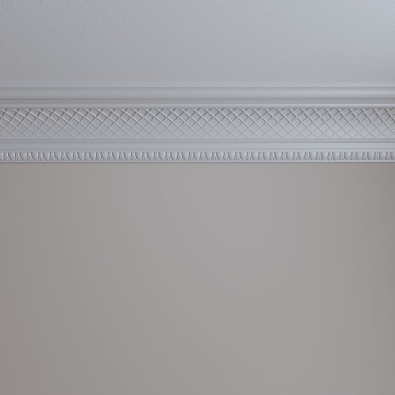 Brightton White Polyurethane Decorative Crown Moulding