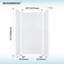 Ensemble de panneaux muraux de douche en surface solide WOODBRIDGE 48 po L x 96 po H x 36 po P, 3 pièces-120138022