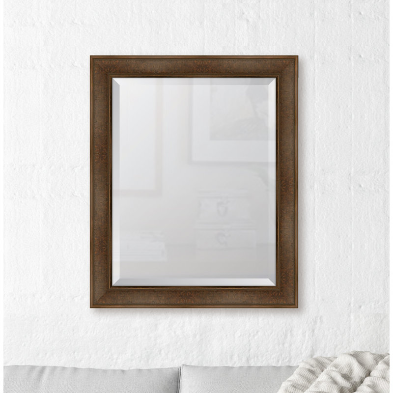 Wall Mirror, 34" H x 28" W
