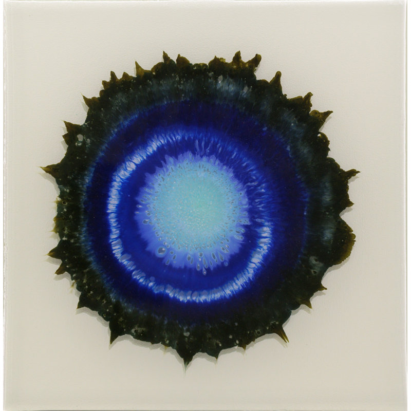 Allison Esley Handmade Boho Abstract Wall Decor on Resin