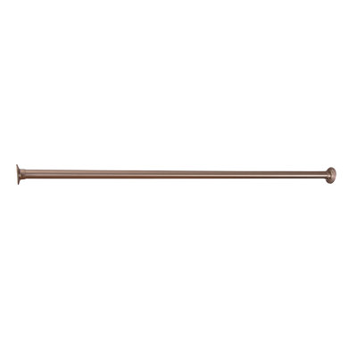 Tringle droite droite de rideau de douche