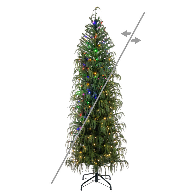  Arbre de Noël artificiel pin 7,5 pi x 37 po Norfolk, H 7,5 pi