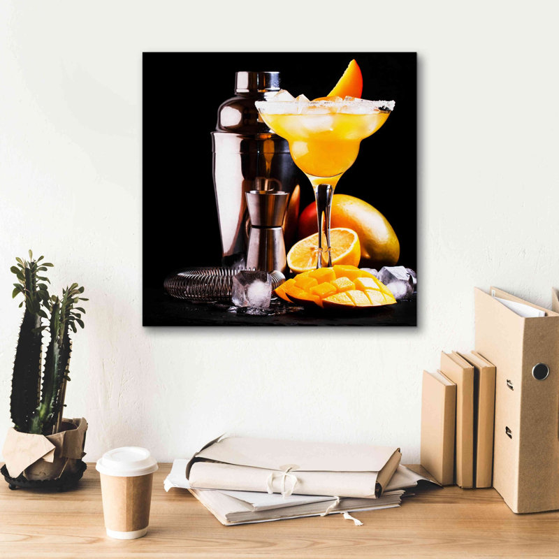 «Mango Daquiri» par Epic Portfolio, art mural sur toile, H 18 po x l 18 po x P 0,75 po