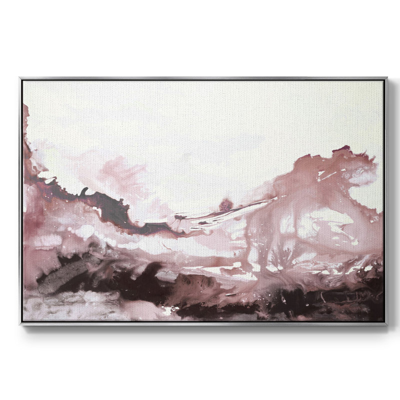 " The Flow ", Silver, 25" H x 37" W x 2" D