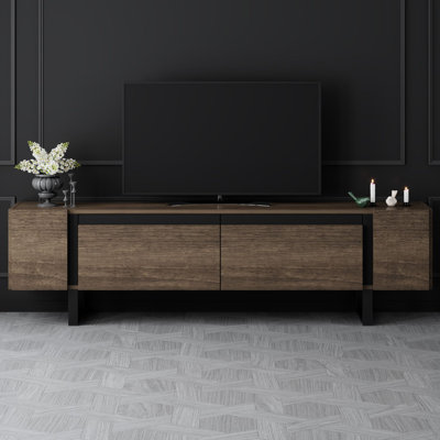 Meuble télé pour téléviseur de 78 po ou moins avec base en métal