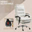 Fauteuil de bureau en microfibre à massage inclinable et chauffant, parfait pour la détente et le travail confortable-351684084