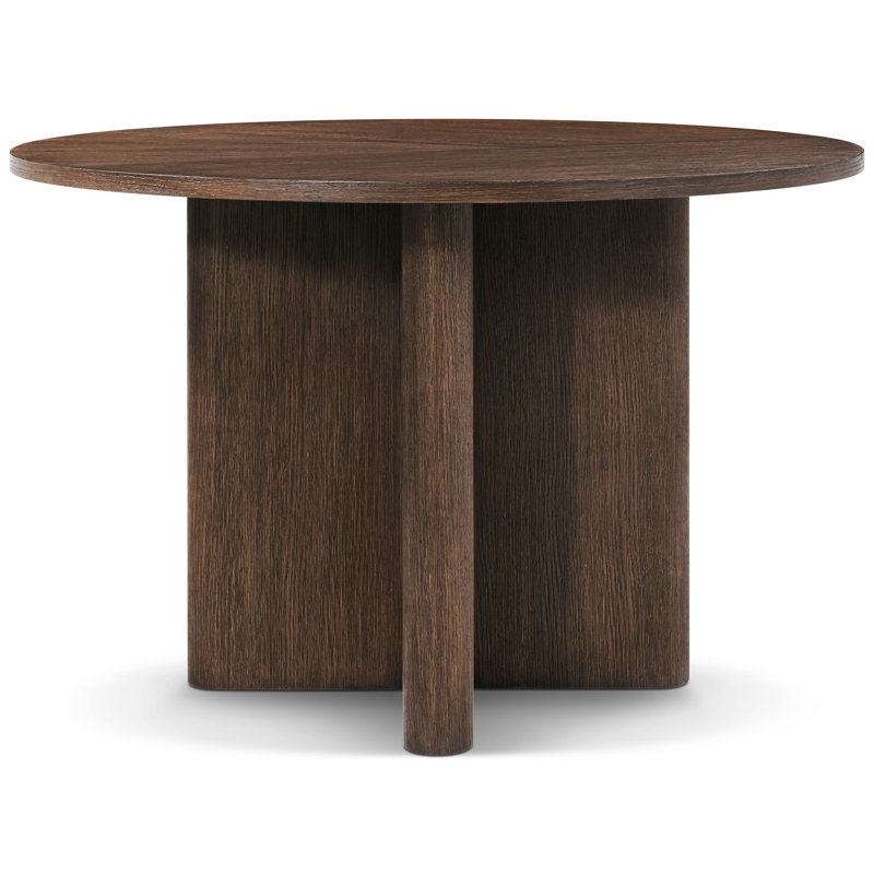 Kyoto Dining Table, 30" H x 45.28" L x 45.28" W, Brown