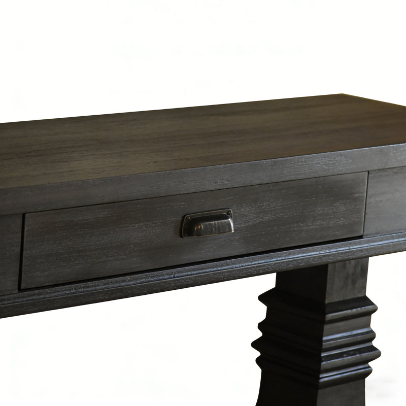 Console en bois massif American Country, 33.5" H x 51.2" W x 15" D
