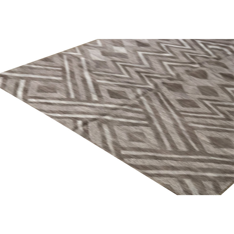 High-Quality Hand-Knotted Camel Area Rug