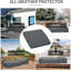 Outdoor Garden Furniture Sofa Set Cover 200L x 73W x 35Hcm, Grey