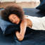 2 Pcs Standard Midnight Blue 100% Satin Luxury Pillowcases, Wrinkle , Soft On Skin, - Smooth Texture, Open Ended, Reduce Breakage