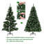 6ft Green Artificial Christmas Tree with pinecone