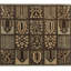 Tapis brun noué à la main de conception unique 4 pi x 4 pi 10 po Jananne