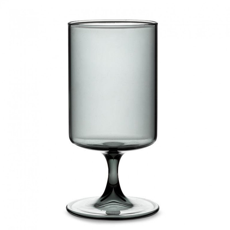 Verre tout usage à tige courte, Gris