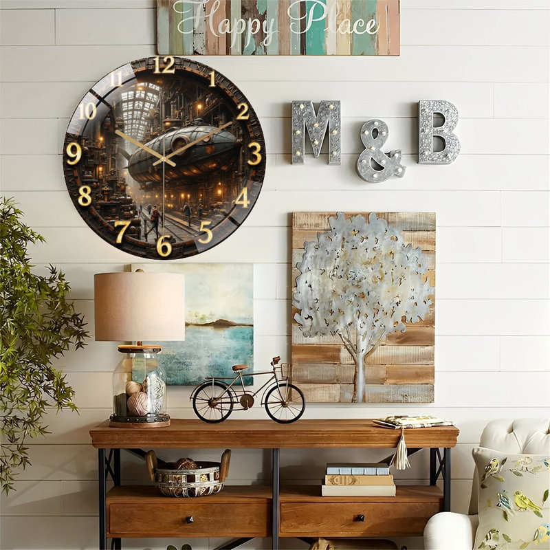 Horloge murale Steampunk