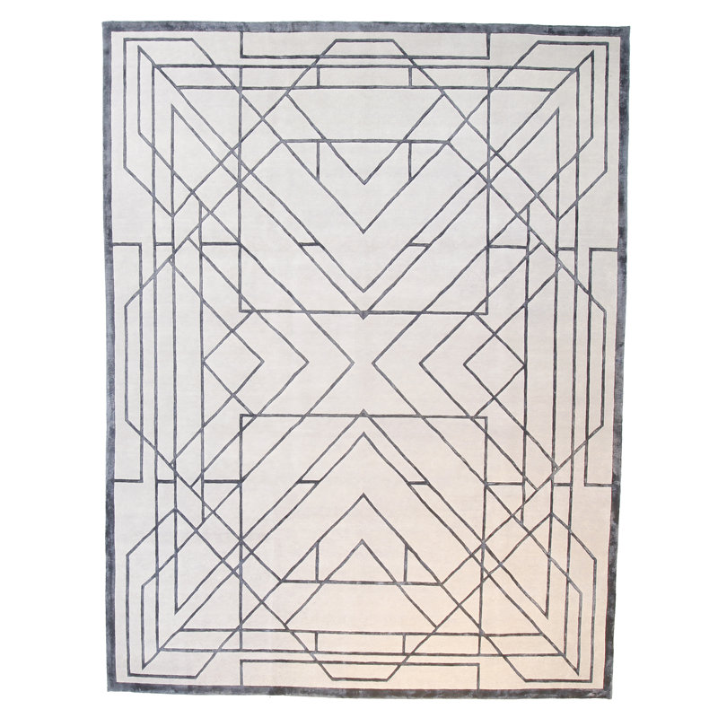 Kashanian One-of-a-Kind Rectangle 9' X 12' Hand Knotted Area Rug