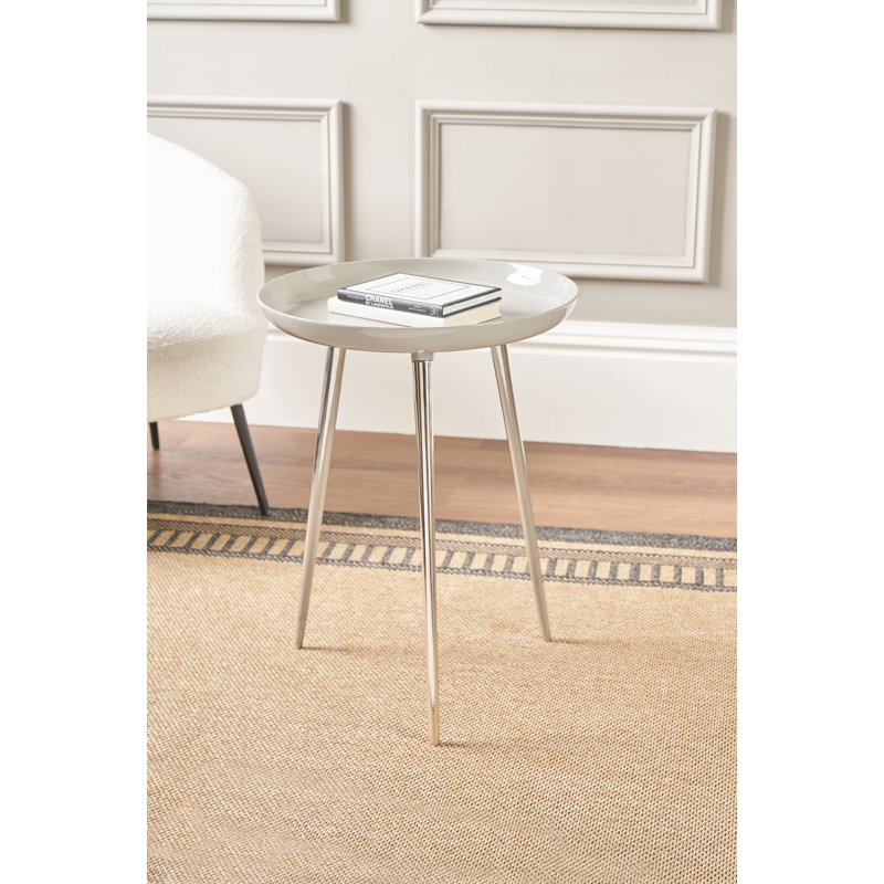 Seline End Table, Grey