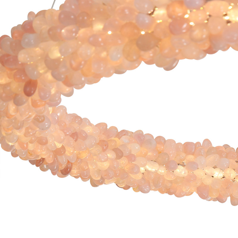 Migdalia 30" LED Chandelier, Coral
