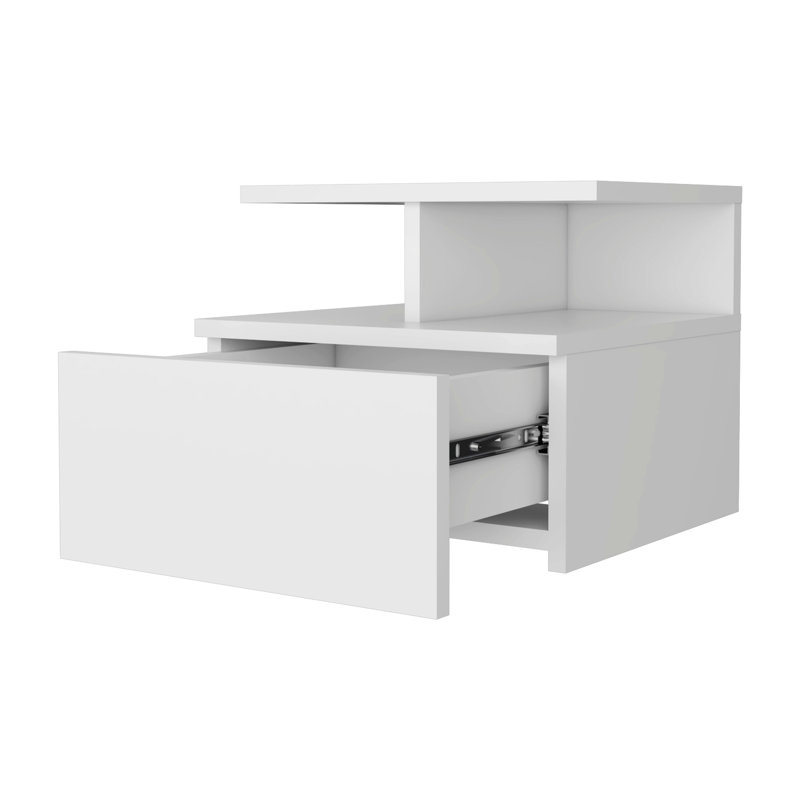 Table de chevet Falhin, Blanc